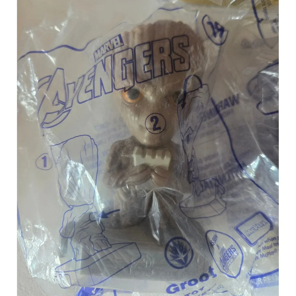 Marvel‎ Avengers McDonalds Happy Meal Toys Lot 9 Sealed Iron Man Groot 2019